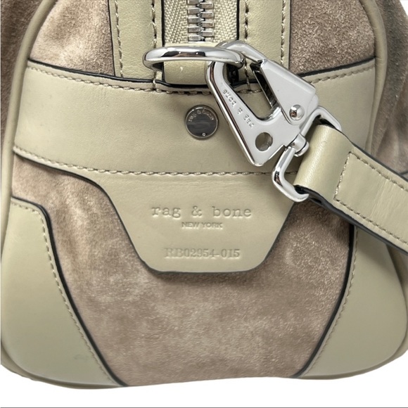 Rag & Bone Suede and Leather Small Flight Satchel - Picture 4 of 8